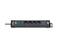 Brennenstuhl LISTWA ZASILAJACA BRENNENSTUHL PREMIUM-LINE 4GN 1,8M, 2xUSB - 1381479 - zdjęcie 1